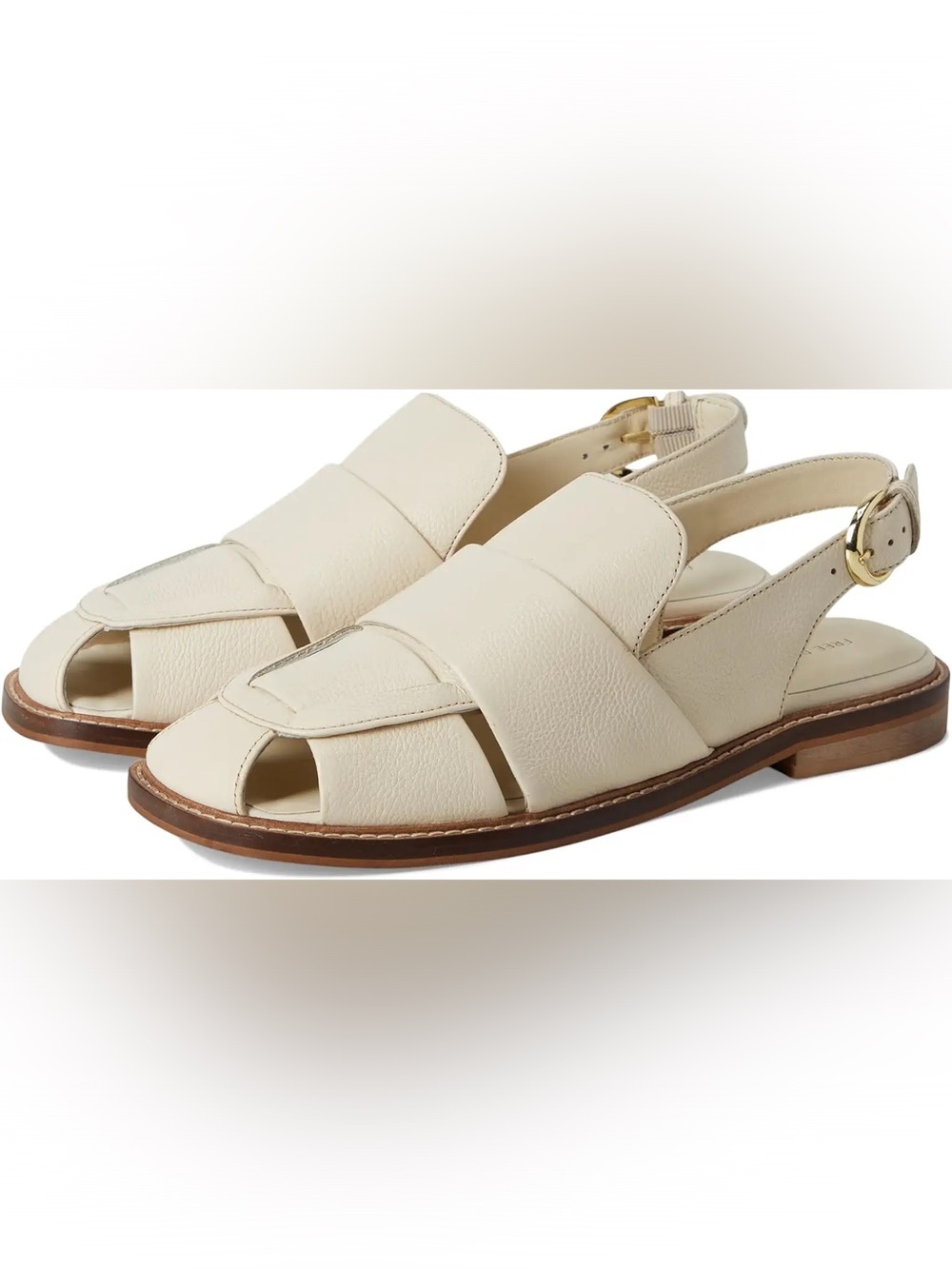 Free People Libby Fisherman Sandals - Chalk